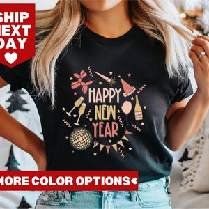 Saludos a la camisa de Ano Nuevo Camisa de Ano Nuevo 2023 Camisa de vino Nochevieja 2023 Camisa Feliz Ano Nuevo Saludos al Ano Nuevo Regalo 2023 Etsy Espana