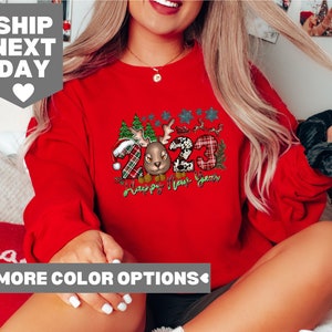 2023 Happy New Year Shirt, Reindeer New Years Shirt, 2023 Christmas, Happy New Year Shirt, Merry Christmas Shirt, Cheers to New Year Shirt