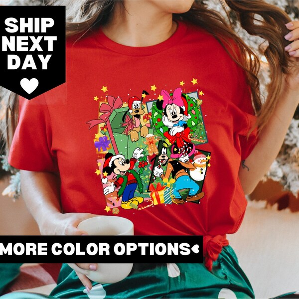 Disney Weihnachten Shirt, Disney Weihnachten passende Shirt, Micky, Minnie und Freunde Shirt, Disney Shirt, Disney Familie Weihnachten Shirt