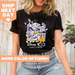 Disney-Jubiläumsfeier-T-Stück, 2023 Disneyland-Reise-T-Stück, Disney 100 Jahre Feier, Walt Disney 100-jähriges Jubiläums-T-Stück, magisches Schloss