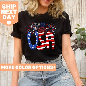 Chemise drapeau des États-Unis, chemise du 4 juillet, grande chemise des États-Unis, chemise des États-Unis, chemise patriotique américaine, t-shirt du 4 juillet, rouge, blanc et bleu, indépendance