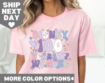Chemise 100e anniversaire Disney, Mickey et ses amis, chemise Disney Trip 2023, t-shirt Disneyland, chemise Disney 100 ans de merveilles chemise Disney 100e