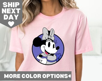 Vintage Minnie Mouse Shirt, Disney 100th Anniversary Shirt, Disneyland Shirt, Vintage Disney Shirt, Disney World Shirt, Retro Disney Shirt