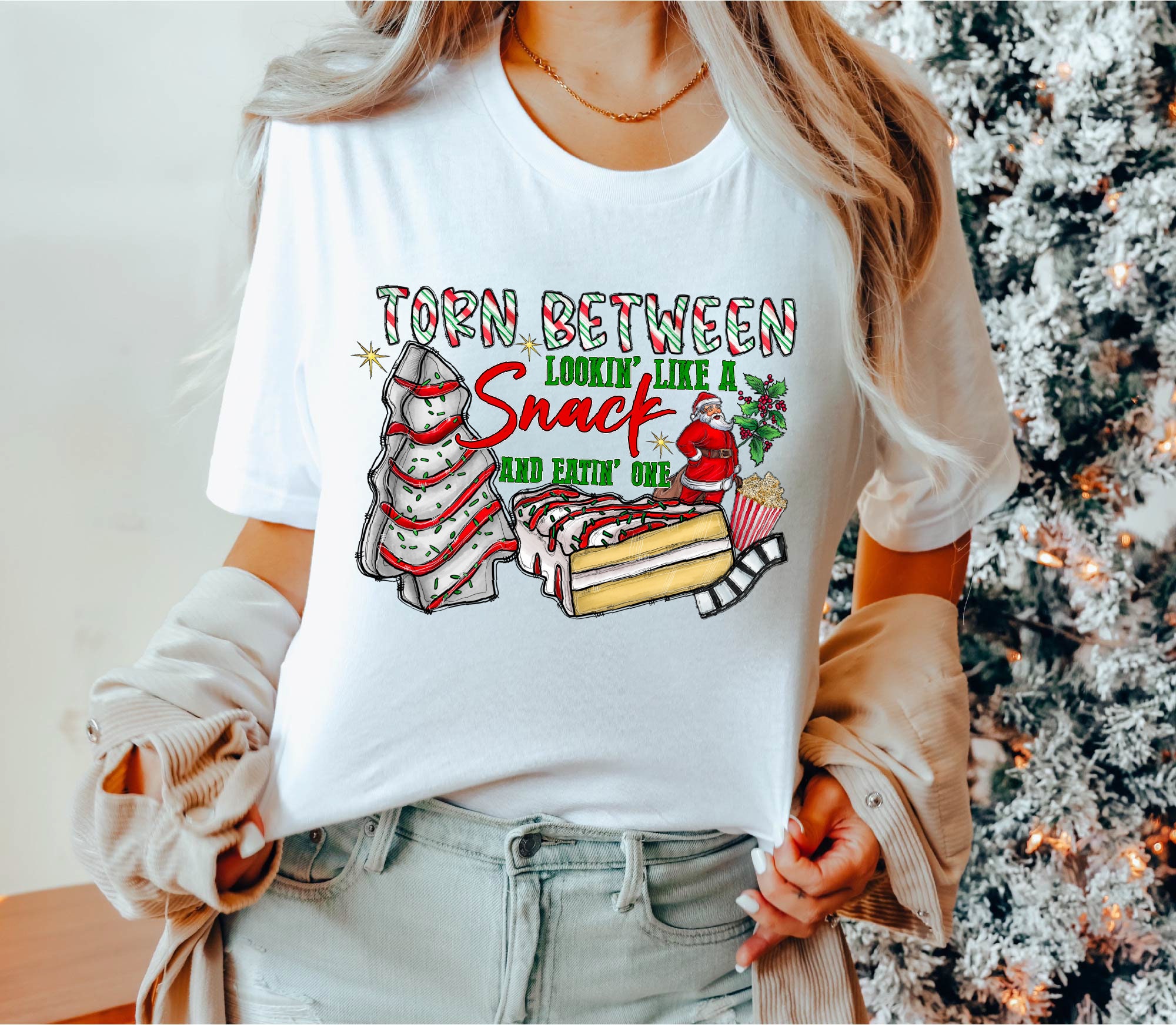 Discover Tannenbaum Torte Torn Between Lookin' Like a Snack and Eatin' One T-Shirt