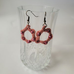 Dangle crochet earrings