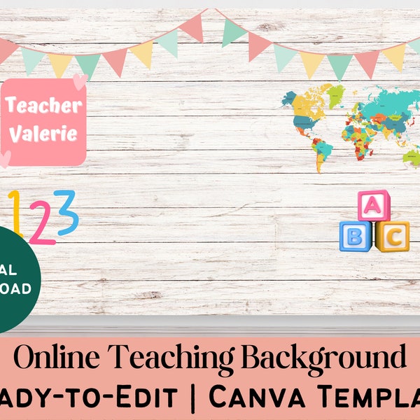 Teaching Background - Etsy