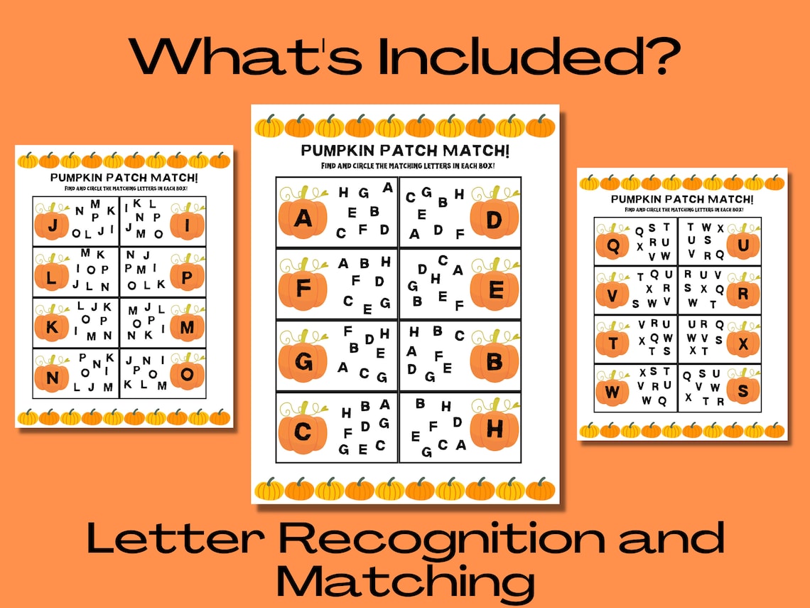 50 Printable Halloween Preschool & Kindergarten Activities Bundle ...