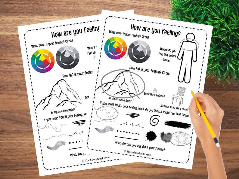 Anxiety Worksheet for Kids and Teens, Printable Download, Instant ...