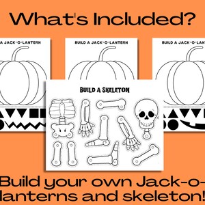 50 Printable Halloween Preschool &amp; Kindergarten Activities Bundle ...