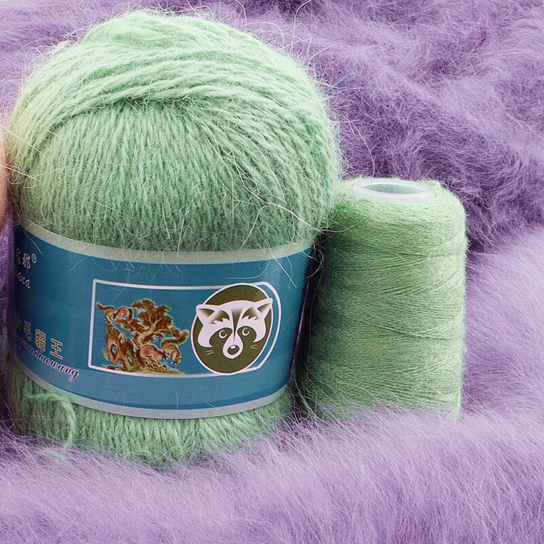 10 Pack Set Long Plush Mink Cashmere Yarn 10 Pack of 5020g/ Fine