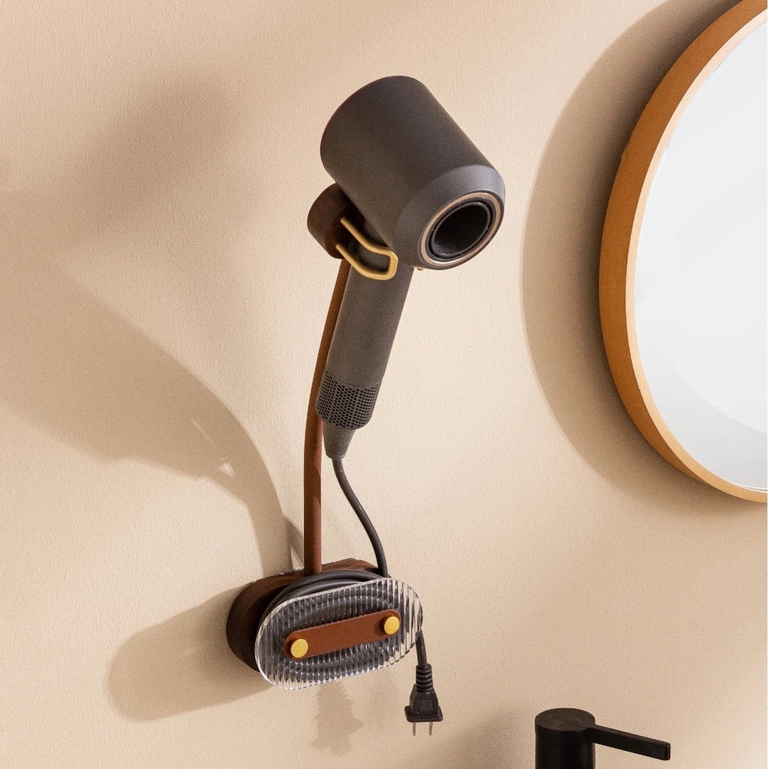 Adjustable Hair Dryer Holder With Cable Organizer, Dyson Hair Dryer