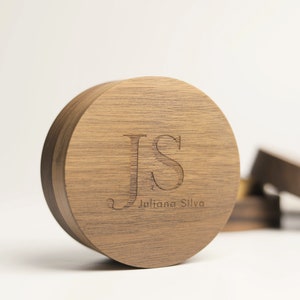 Personalized Wooden Ashtray with Lid, Stylish Smoking Accessory, Perfect Gift for Smokers image 3