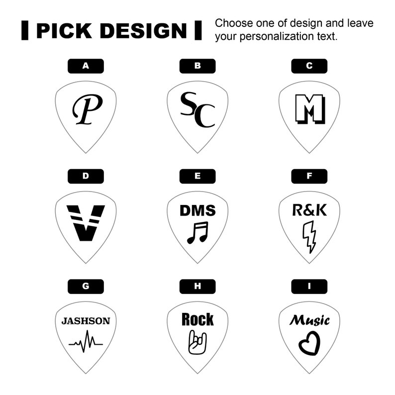Personalized Wooden Guitar Pick Case, Custom Picks Plectrum Holder ...
