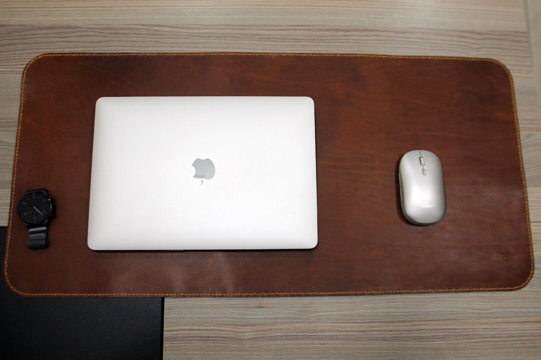 Leather Desk Mat, Desk Protector, Desk Top Pad, Office Desk Mat Etsy