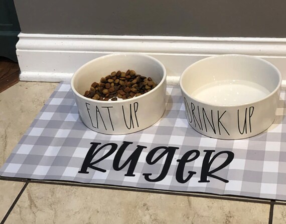 Personalized Dog Mats Using Name Personalized Dog Food Mat Personalized Dog Placemat Custom Dog Bowl Mat Personalized Pet Mat Etsy Canada