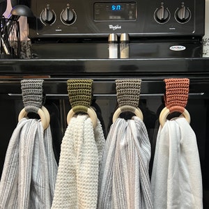 Handmade Kitchen Hanging Towel, Oven Hanging Towel, Oven Door