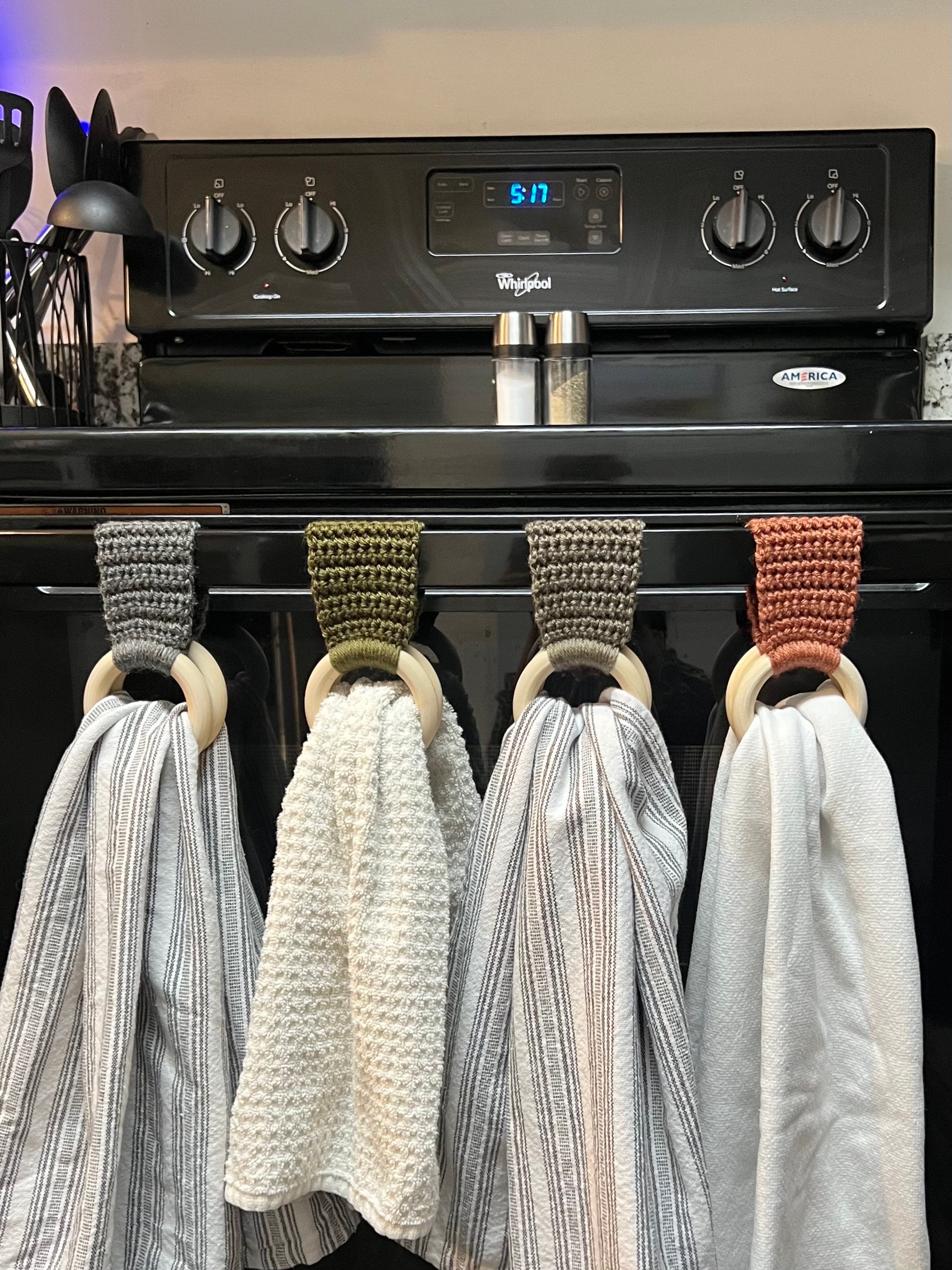 Hanging Hand Towel, Loop Hand Towel for Oven Door, Kitchen, Laundry,  Bathroom, Caravan, Boat. Australian Themes Animal Plants. Tea Towel 