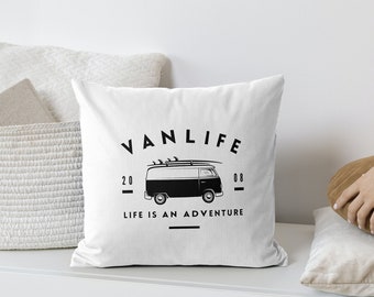 Almofada 40x40cm | Poliéster | Autocaravana | Van | autocaravana | Decoração Boho | Vanlife | acessório | doce | fácil de limpar | presente