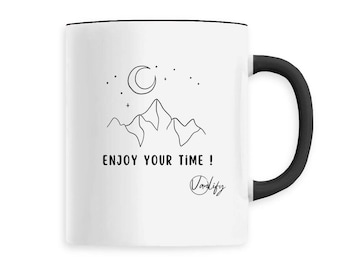 Caneca de cerâmica de 330ml - aproveite