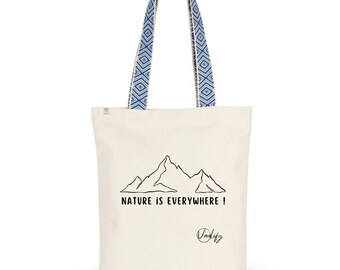 Einkaufstasche aus Bio-Baumwolle | Natur | praktisch zum Einkaufen | schön und sehr widerstandsfähig | perfektes Geschenk für Vanlife