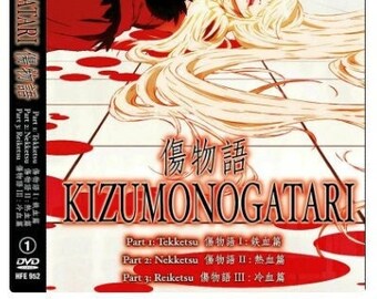 Kizumonogatari Etsy