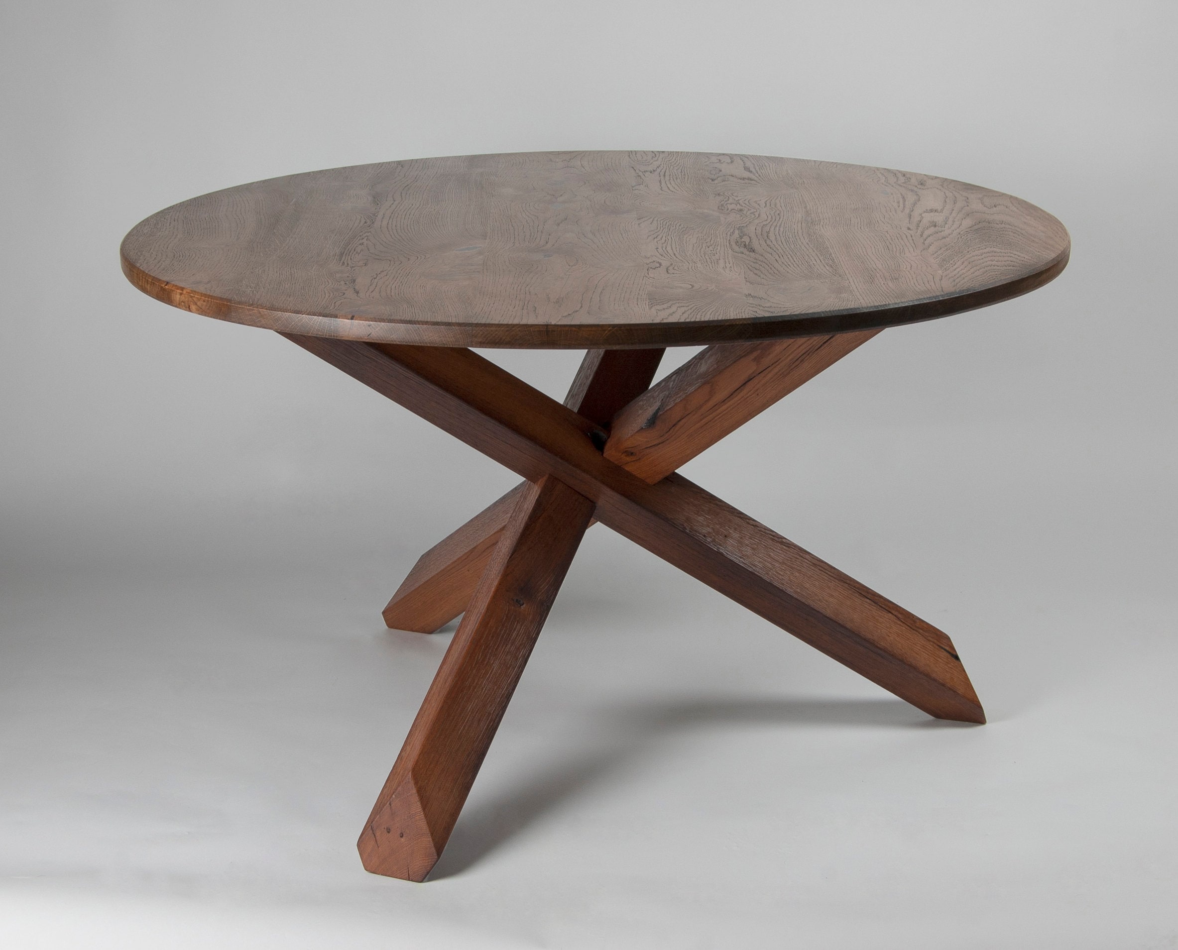 Table Ronde En Chêne