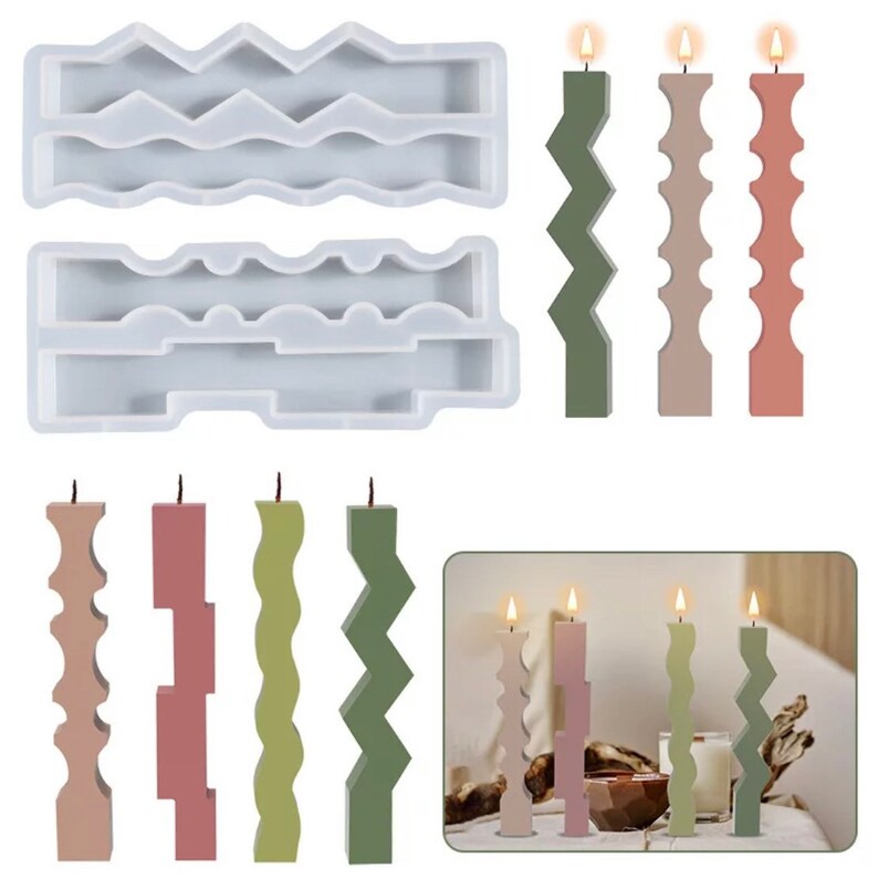 Variety of Silicone Candle Molds / Cube Candle Mold / Desing Etsy