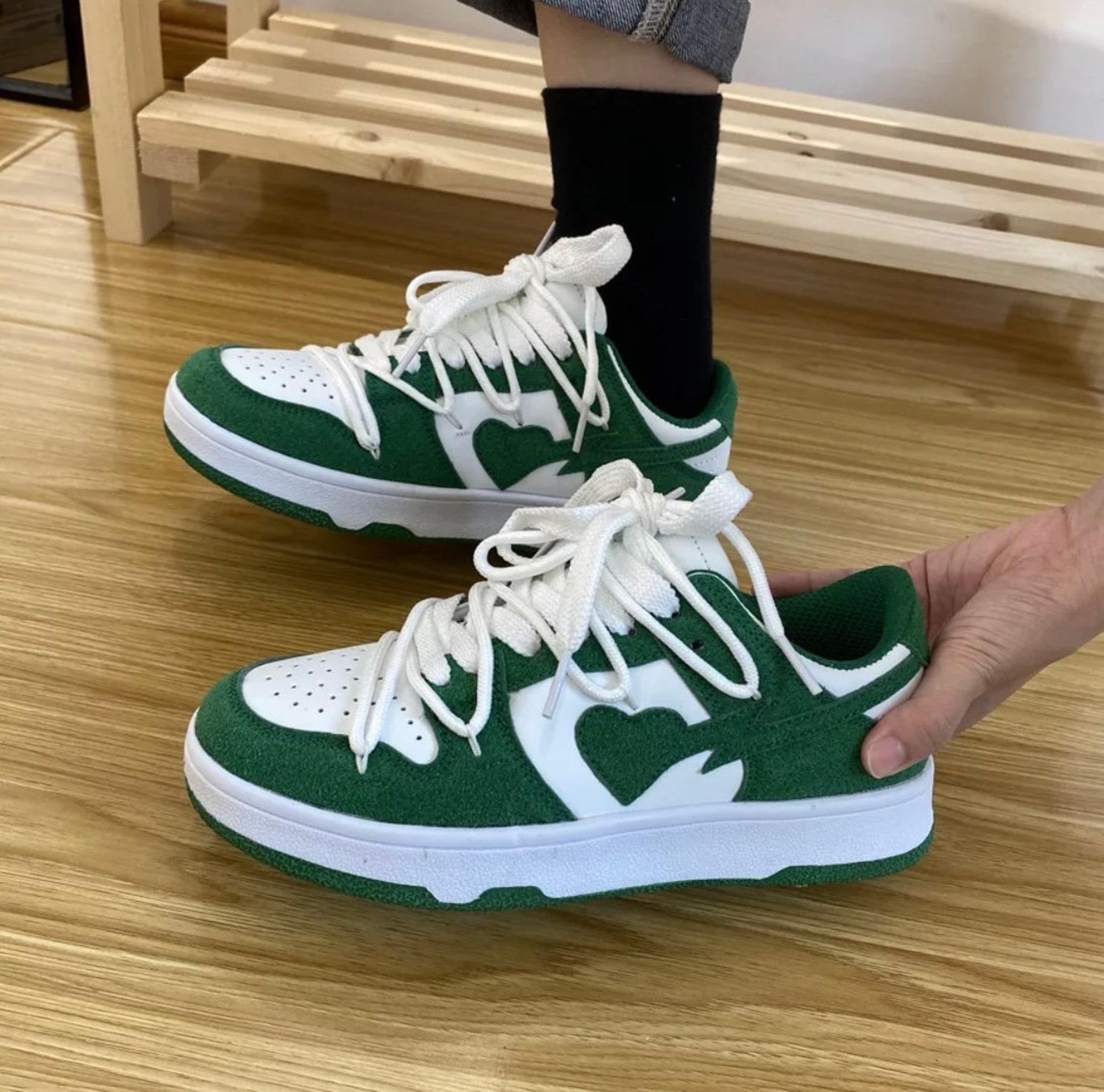 trendy platform shoes