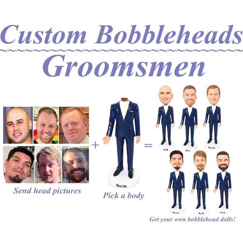 Groomsmen Bobblehead Etsy