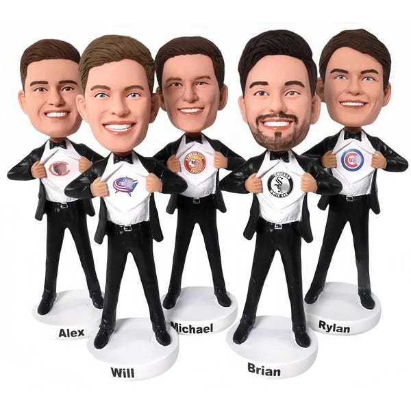 Groomsmen Bobblehead Etsy