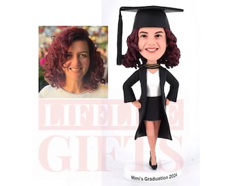 Cadeaux de remise des diplômes Figurines personnalisées, cadeaux personnalisés pour les diplômés, figurines faites main pour le meilleur ami, figurines personnalisées pour les diplômés