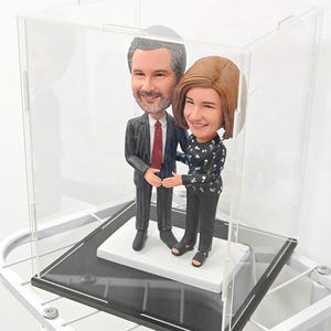 Acrylic show box, clear display box for bobbleheads, model cars, boats and planes, DIY assemble showbox, HD clear dust keeper acrylic box