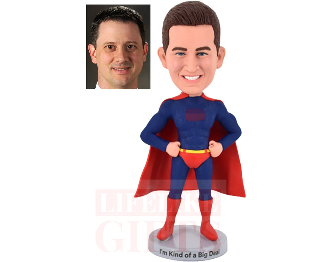 Custom Bobbleheads Gifts for Husband Birthday Superhero Personalized