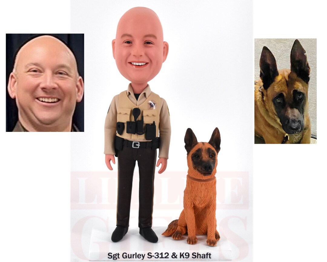 Custom Policeman Bobblehead - Personalized Handmade Doll, Unique Gift - View #12