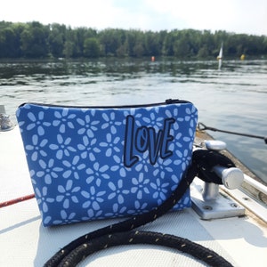 Softshell-Tasche Blau, regenfest - Größe: medium (Art.Nr. 0011)