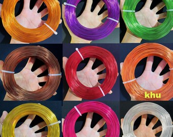 Лучшая цена -12 метров (40 футов) DIY алюминиевая проволока ручной работы. красочная металлическая проволока для проекта DIY. Диаметр 1мм. больше купить сэкономить больше