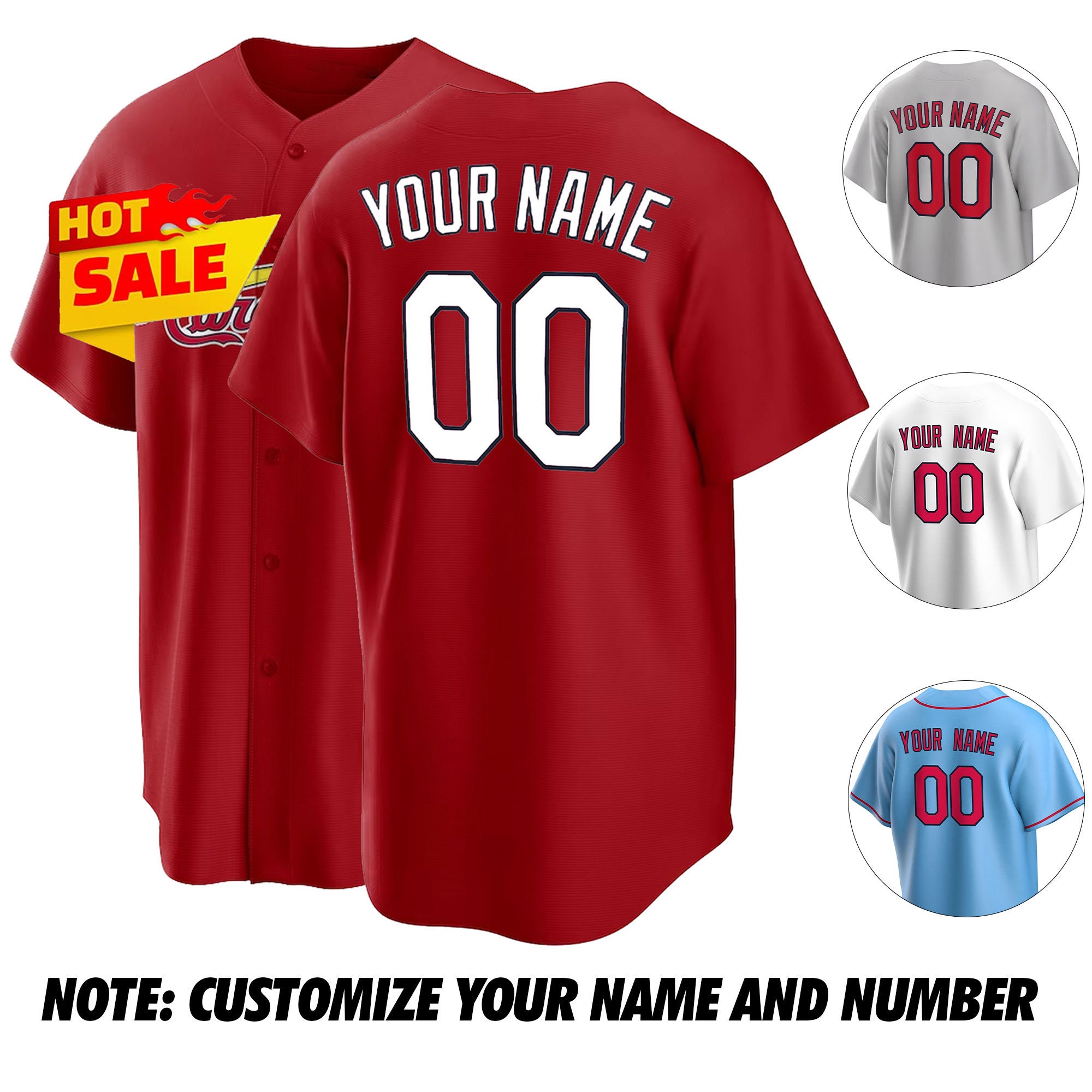 St. Louis Cardinals Youth Personalized Shirt