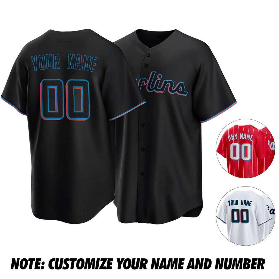Miami Baseball Jersey Miami Baseball Custom Jersey for Fans Etsy