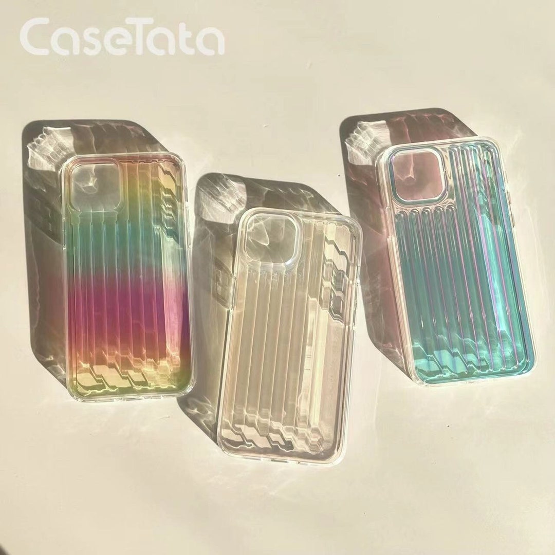 Laser Stripe Protective iPhone 15 14 13 12 11 Pro Max Case iPhone 13 12