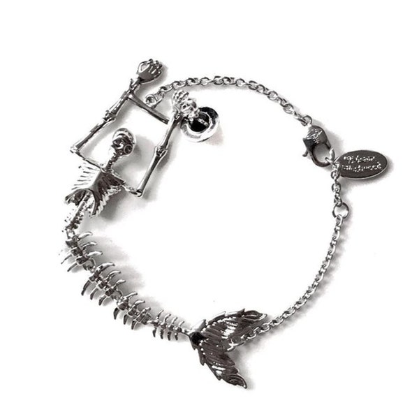 Vivienne westwood skull bracelet clearance