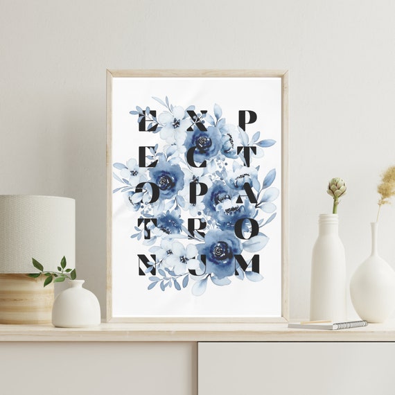 Wall Art Print: EP Printable | Decorative Print Digital Download Magic iPhone iPad Tablet Desktop Wallpaper Letter Print Formats