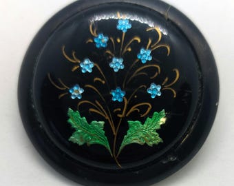 Viktorianische Trauer Brosche