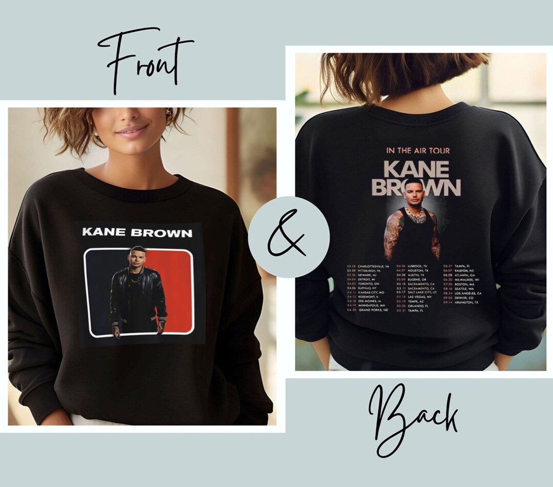Kane Brown Tour 2024 Shirt Kane Brown in the Air Tour 2024 Etsy