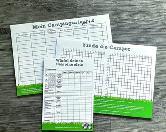 Camper Games Set | Camping Games for the Whole Family | Camping | Camping Games | Camping Gift | Camper Gift