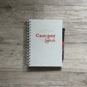 Camper “Logbook” | Camping Logbook | Motorhome logbook | Travel diary | Camping diary for traveling with vans, motorhomes and caravans