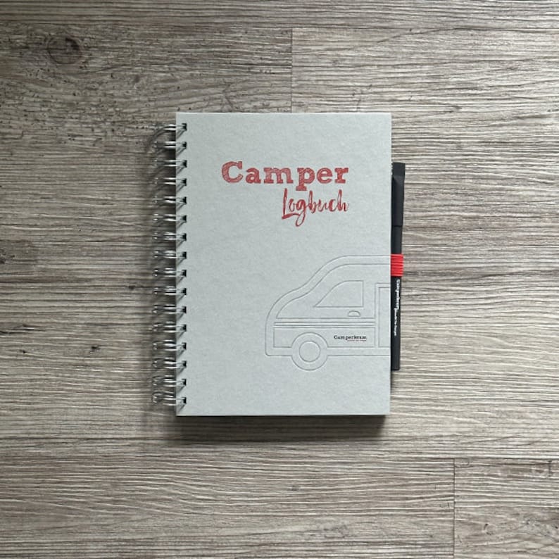 Camper Logbuch für Wohnmobile Camping Logbuch Logbuch Reisetagebuch Camping Tagebuch für Reisen mit Bulli, Wohnmobil und Wohnwagen Bild 1