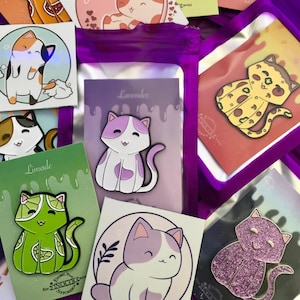 LEGENDARY Pastel Cat Pins Mystery Pack