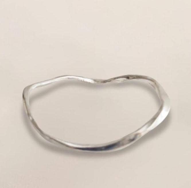 Silver Wavy Cuff - Etsy