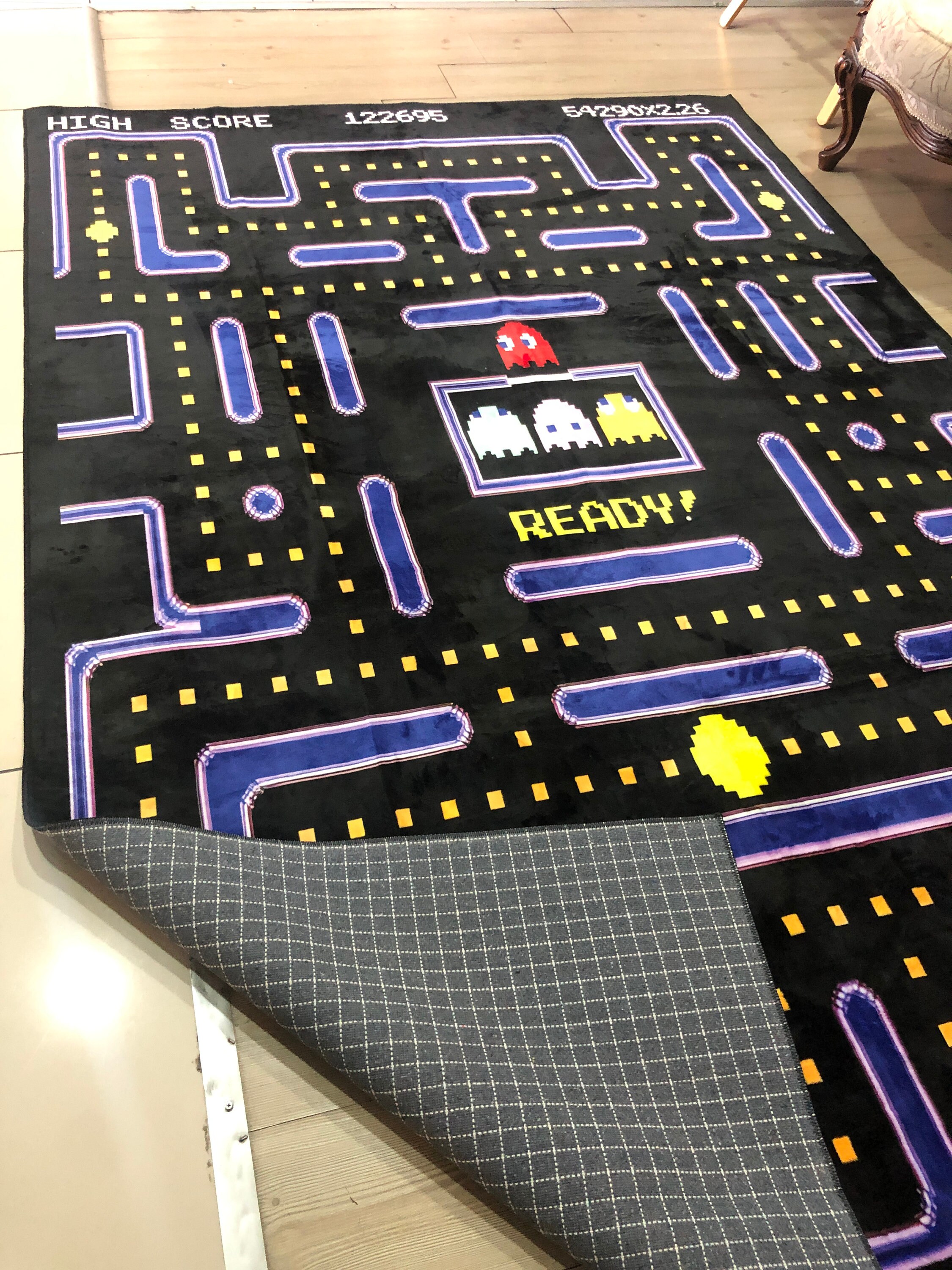 Atari Rug Gamer Rug 80s Arcade Rug Bowling Alley Carpet Etsy