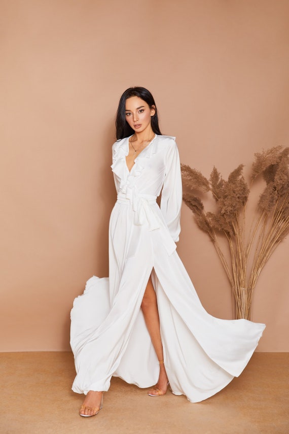 Engagement photos top maxi dress